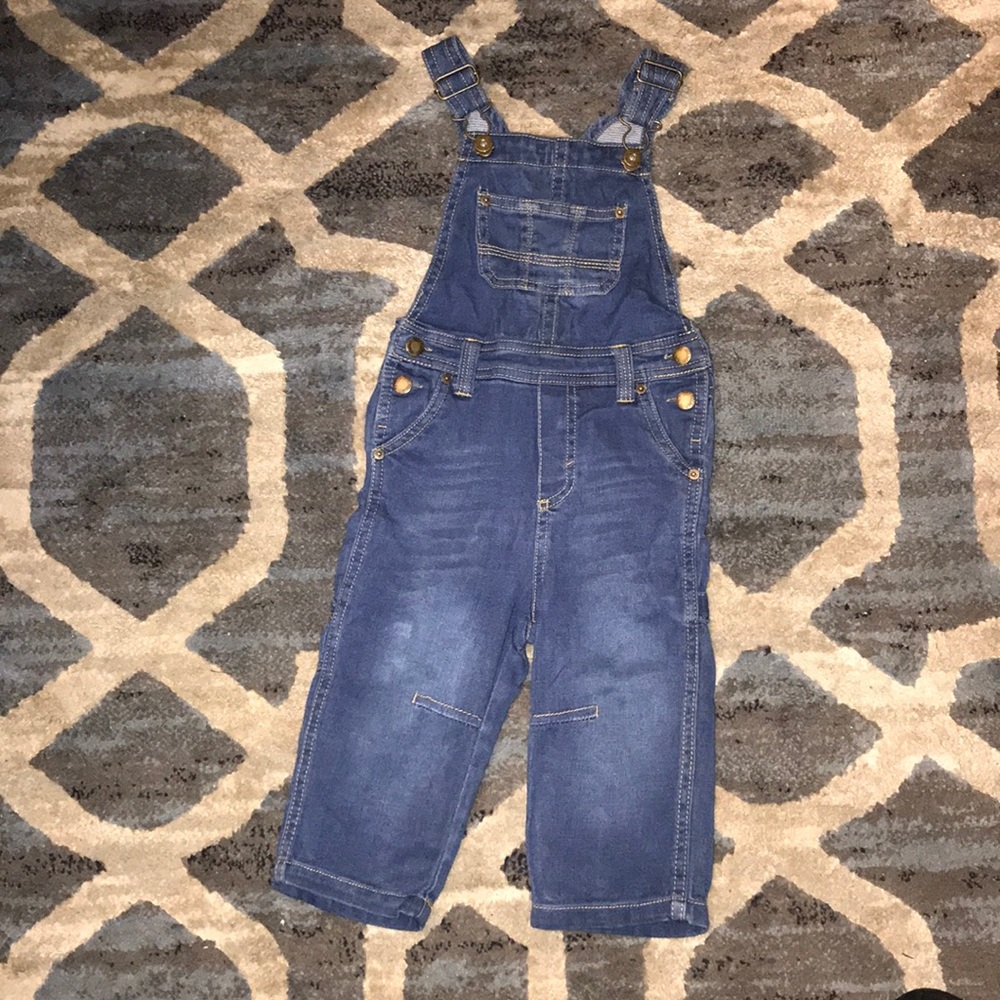 Genuine Kids from OshKosh denim overalls.